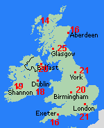 Forecast Sat May 18 United Kingdom